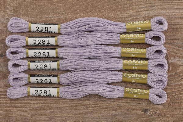Мулине Lecien Cosmo, цв. 2281 / 6 мот. по 8 метров, в 6 сложений