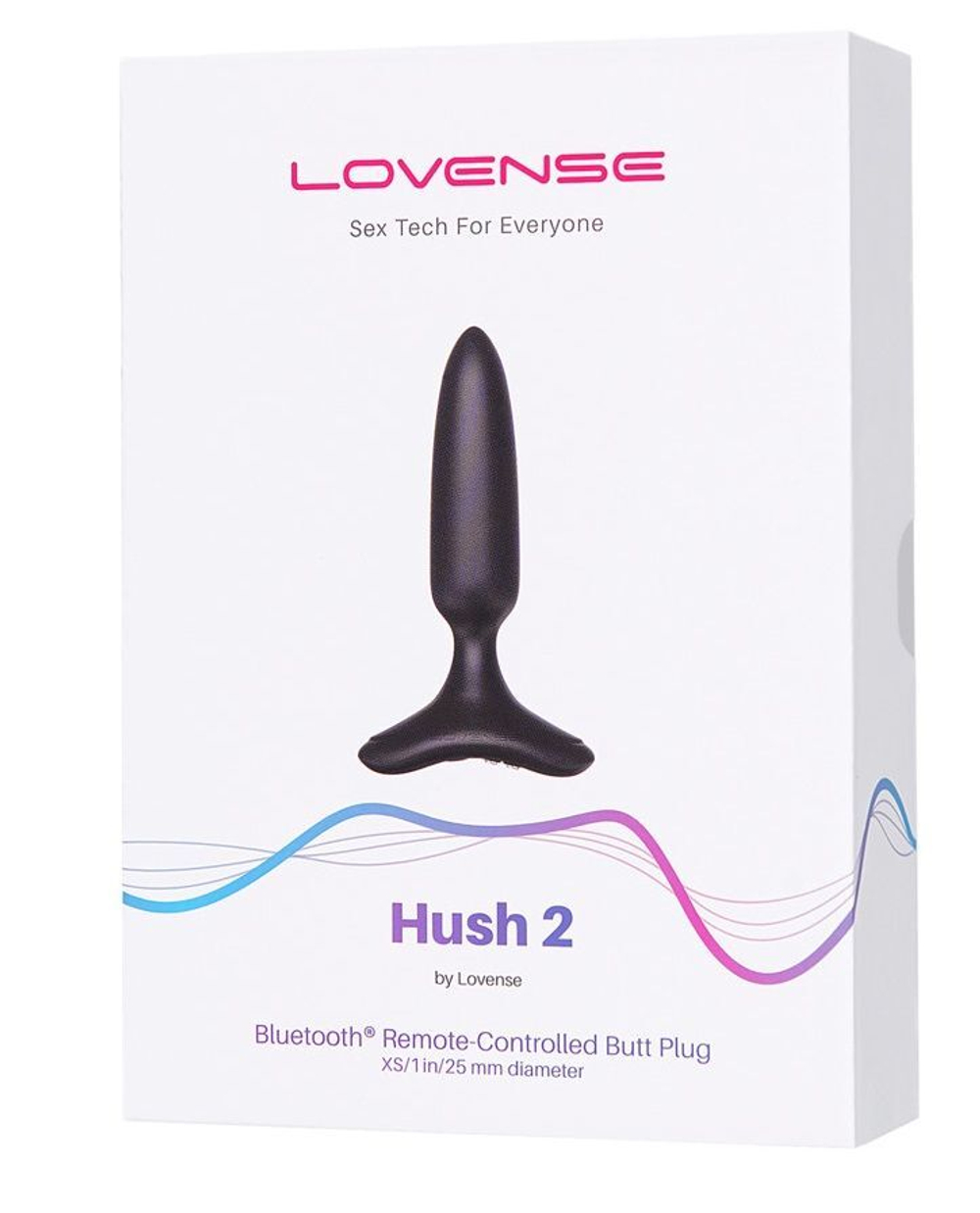 Черная анальная втулка Hush 2 (XS) - 12,1 см. (Цвет: черный)