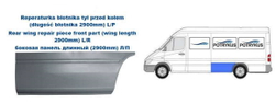 Полуарка перед левая Mercedes Sprinter 1995-2006 2900мм (Potrykus)
