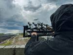 Турель для 4 автоматов АК против FPV-дронов, Система защиты от беспилотников (БПЛА), BRT