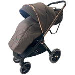 Прогулочная коляска Luxmom 788 / телескопическая ручка, коричневый цвет