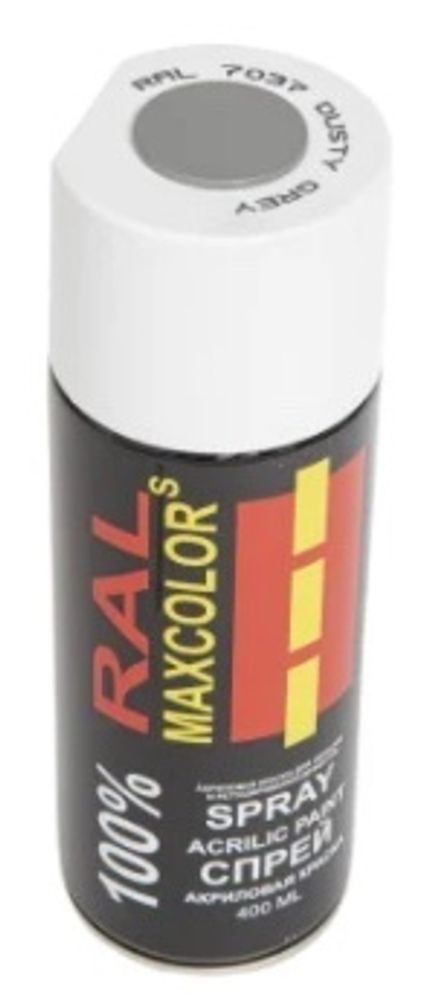 Краска Maxicolors акриловая RAL 7037 Dusty drey 400 мл