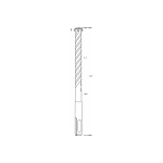 Бур по бетону SDS-plus-5X 12х250х310 мм BOSCH 2608833810