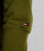 Худи logo mockneck Tommy Hilfiger - оливковый (MW0MW20954)