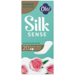 Прокладки ежедневные OLA! Silk Sense DAILY DEO Бархатная роза уп.20