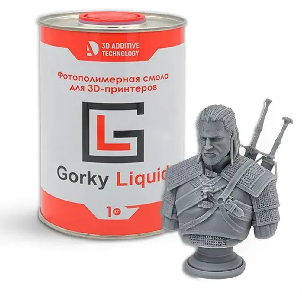 Фотополимерная смола Gorky Liquid ART Серый (1000 гр)
