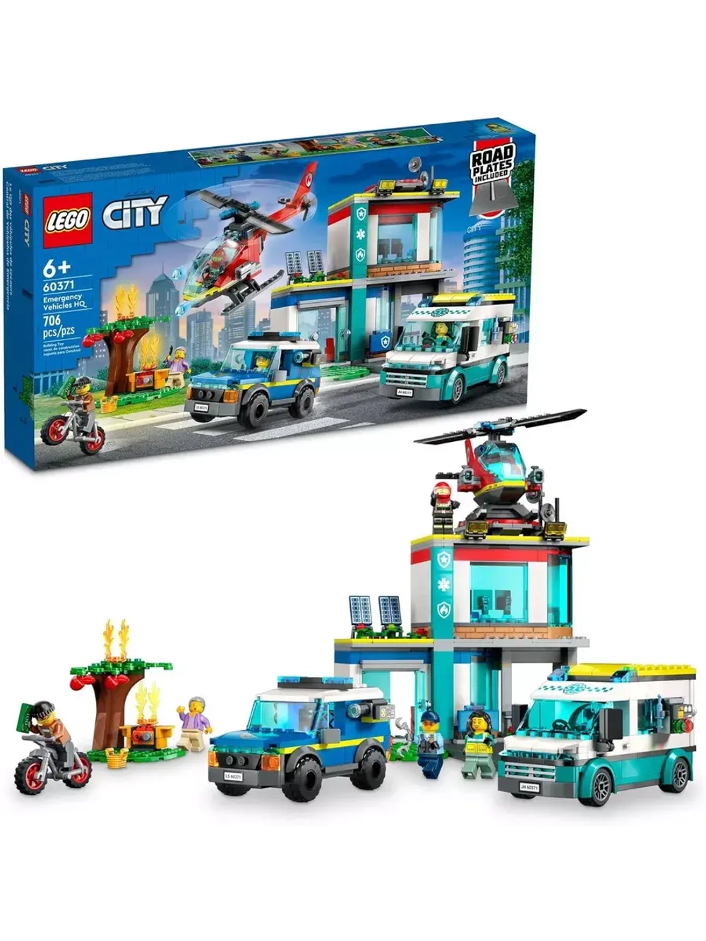 Лего City Штаб аварийных транспортных средств 60371