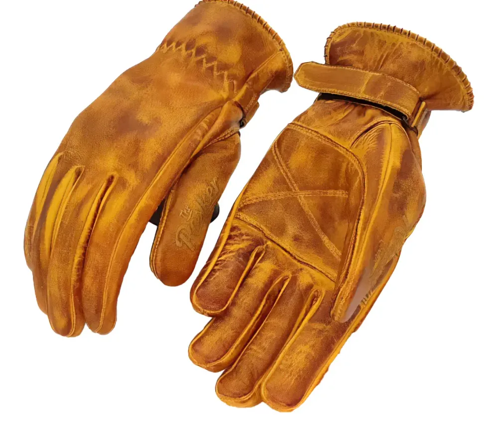 Перчатки кожаные Mcallen Natural Yellow Rokket Перчатки кожаные Mcallen Natural Yellow Rokket