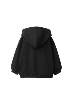 ZARA ХУДИ С МОЛНИЕЙ, ЧЕРНЫЙ