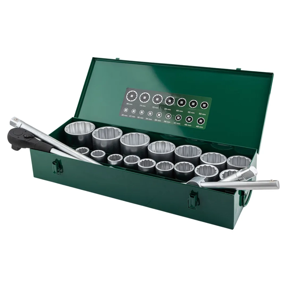Набор инструментов 21пр. 1''(12гр.) RockFORCE RF-8211-9