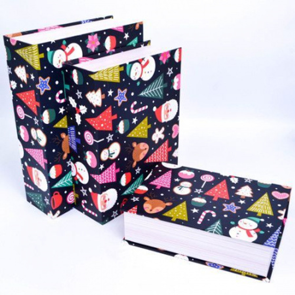 Коробка Книга 26*19,5*7 Рождественские пряники