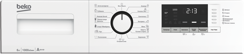 Стиральная машина Beko WRE6512ZAW