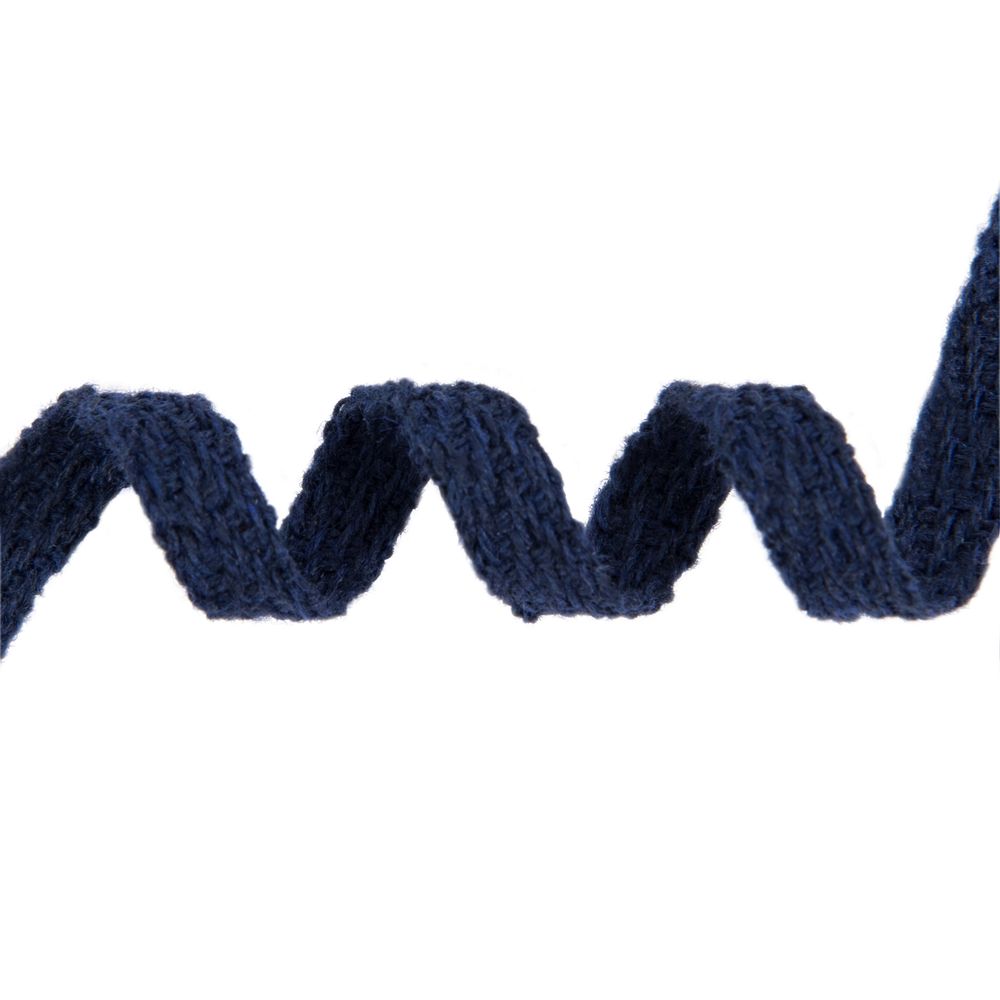 Тесьма (лента) киперная (100% х/б) 5 мм / 25 метров, рис. 9790, т. синий, Gamma С3865Г17