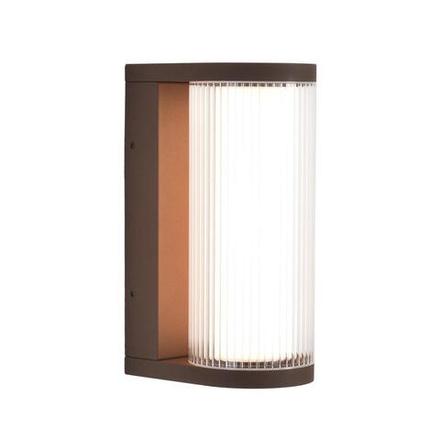 7180/12WL NATURE ODL26 663 светильник коричневый/акрил/металл IP65 LED 12W 750Лм 3000K 162° 220-240V CORTENA