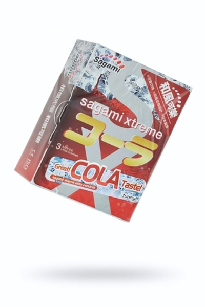 Презервативы Sagami Xtreme Cola латексные с ароматом колы