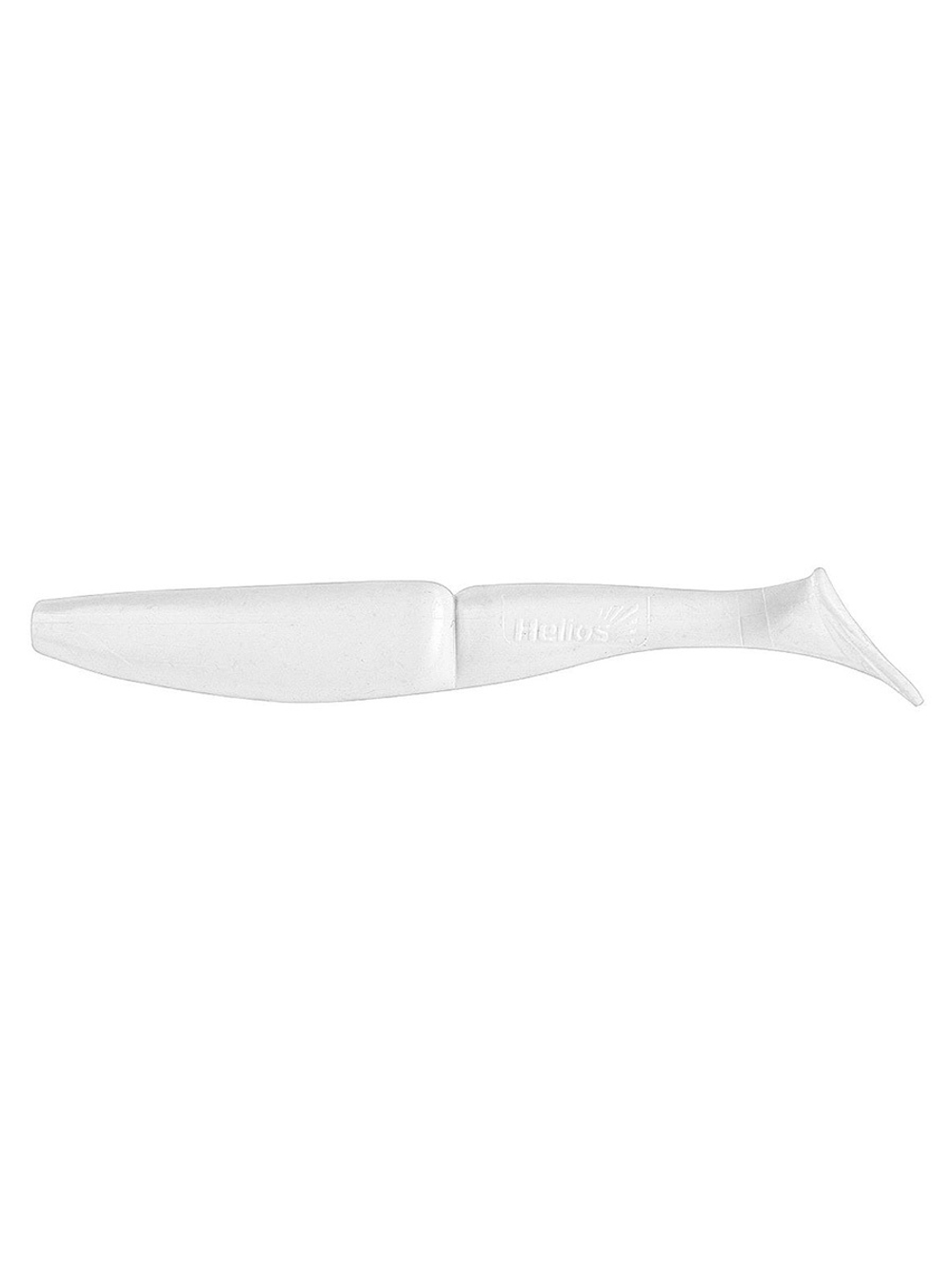 Виброхвост несъедобный Helios Guru 5,0"/12,7 см White RT 15шт. (HS-31/1-003-N-15)