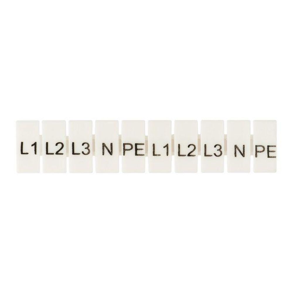 Маркеры для JXB-ST 4 с символами "L1. L2. L3. N. PE" (уп.100шт) PROxima EKF zb-st-4-L-1-3