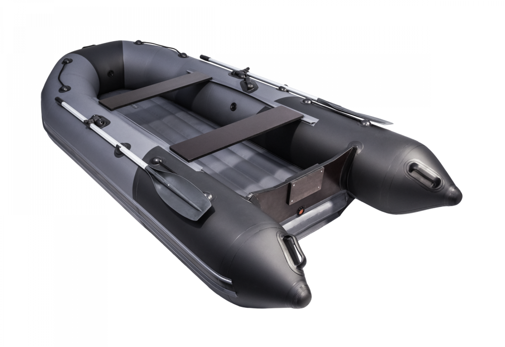 Таймень NX 3200 НДНД (лодка ПВХ под мотор) графит-черный
