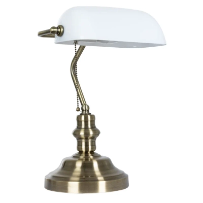 Кабинетная настольная лампа Arte Lamp BANKER A2493LT-1AB, 1хE27