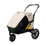 Коляска для собак/животных, весом до 25 кг Minika 3-in-1 Pet Stroller System Foldable Dog Bicycle Trailer & Indoor-Outdoor Kennel – Arizona Tan