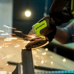 Угловая шлифовальная машина акк. Greenworks GD24AG, 24V, б/щет, 125 мм, 10500 об/мин,1x5Ач,быстрое ЗУ,кор (3200207CUG)