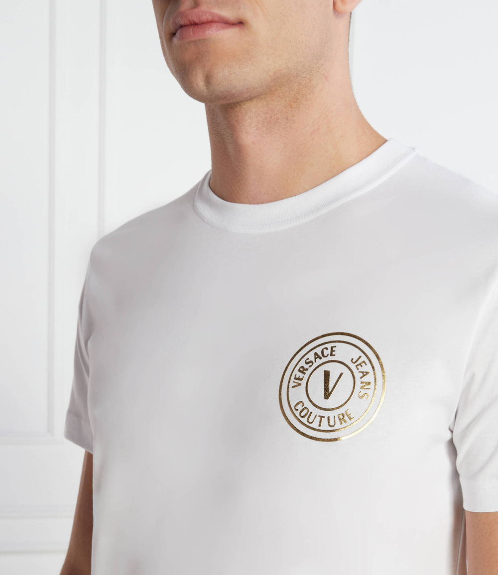 Футболка Versace Jeans Couture - белый(76GAHT02CJ00T)