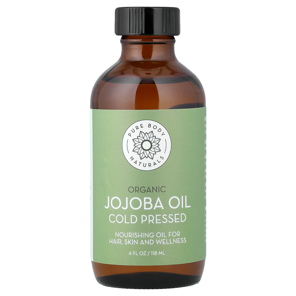 Pure Body Naturals, Органическое масло жожоба, 118 мл (4 жидк. унц.)