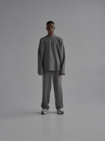 LS T-Shirt LOGO Pewter
