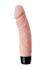 Реалистичный телесный вибратор A-Toys - 19,3 см. (Цвет: телесный)