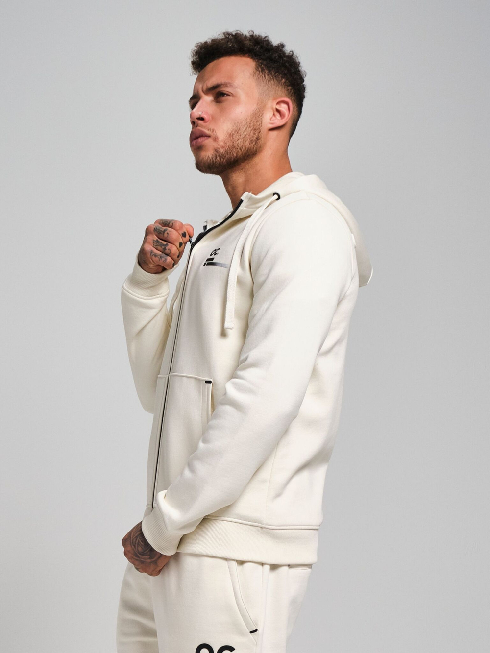 Толстовка мужская ORIGINAL CREATOR ZIP HOODIE, Молочный