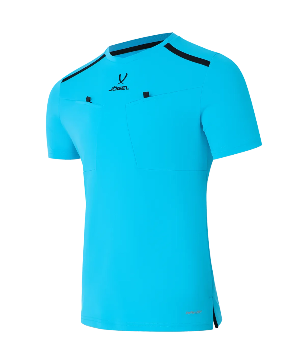 Футболка судейская DIVISION PerFormDRY Referee Tee, голубой