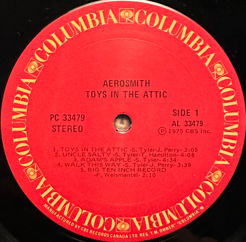 Aerosmith - Toys In The Attic (Канада 1987г.)