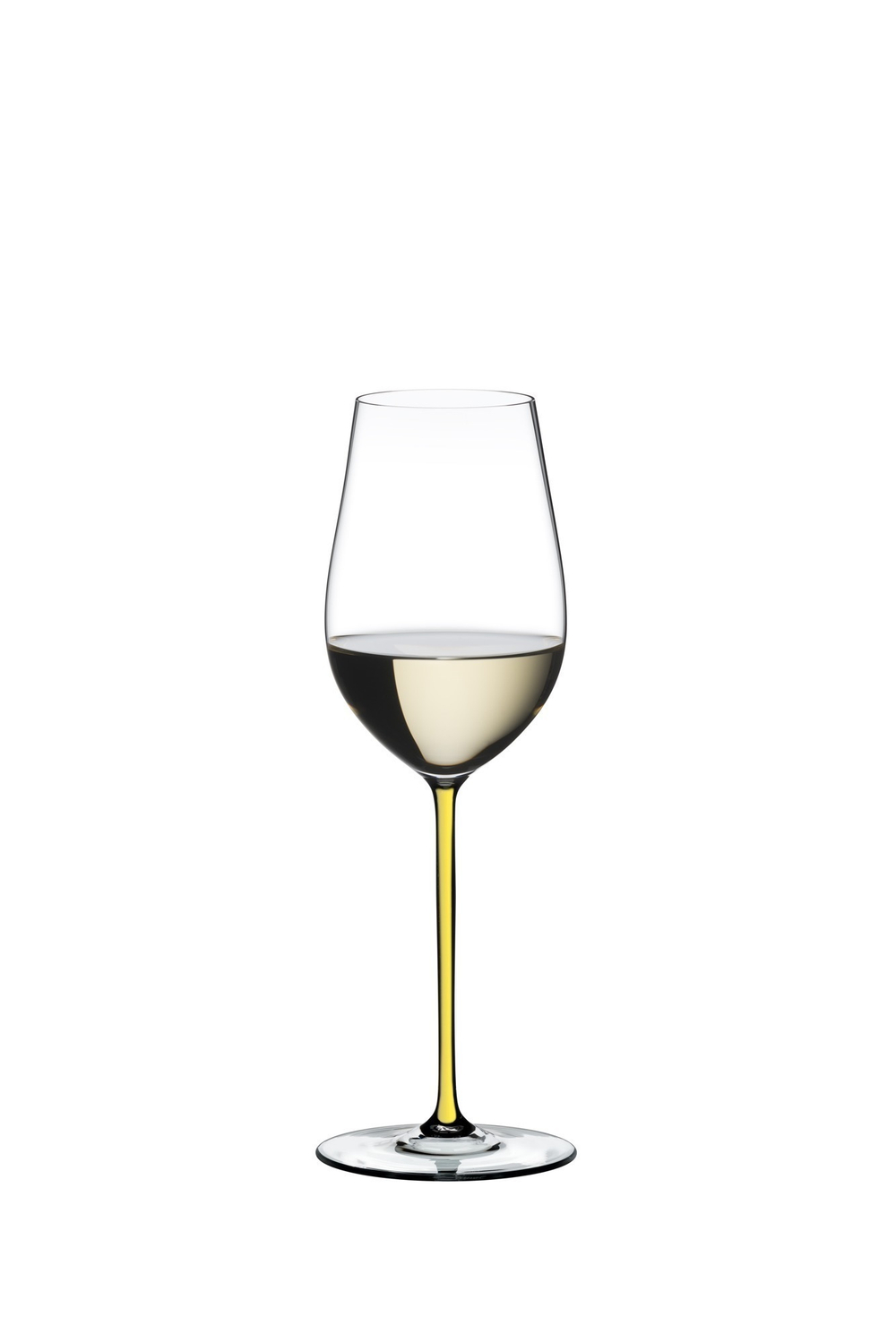 Бокал для вина 395мл Riedel Fatto a Mano Riesling/Zinfandel с желтой  ножкой