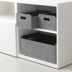 IKEA BESTÅ  (ИКЕА БЕСТО)  -  Коробка - серый 25х31х15 см
