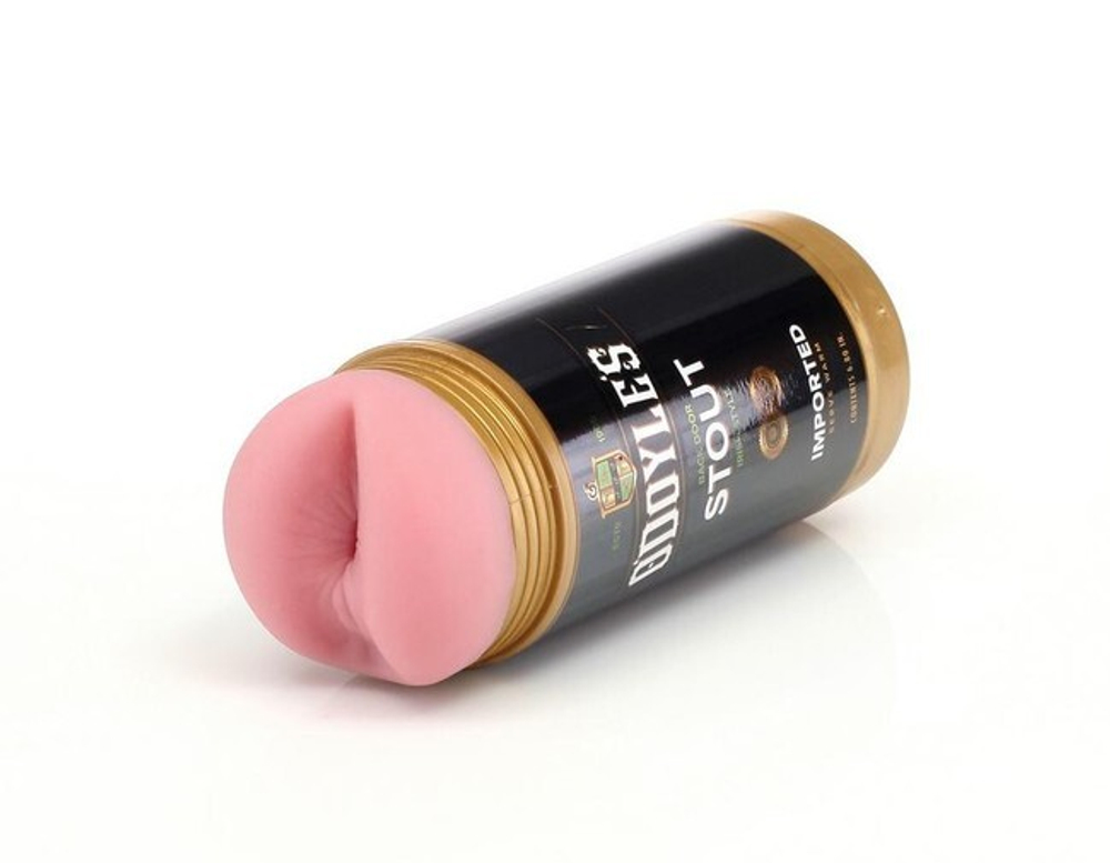 Мастурбатор Fleshlight O'Doyle's Stout в банке, анус Siac (Цвет: розовый)