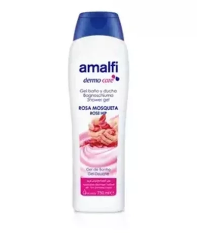 AMALFI 1250мл Гель для ванн и душа ROSE HIP(Wild Rose)/РОЗА ШИПОВНИК *10 белый