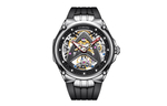 STARKING Limited Collaboration Spece X Trendy Automatic Mechanical Movement Silicone Strap Watch Men"s Watches