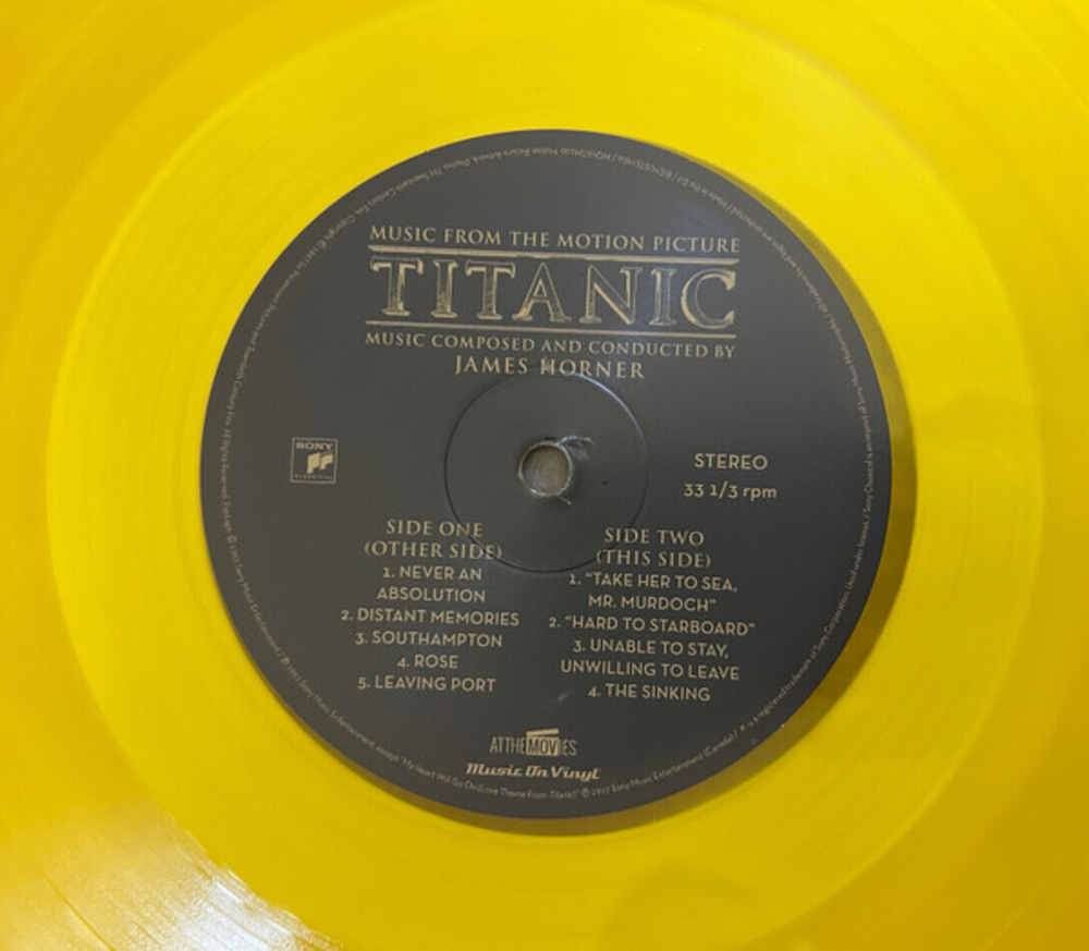 James Horner / Titanic (Music From The Motion Picture)(Limited Edition)(Coloured Vinyl)(2LP)