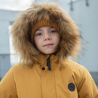 Парка зимняя мембранная "Горчица" подростковая