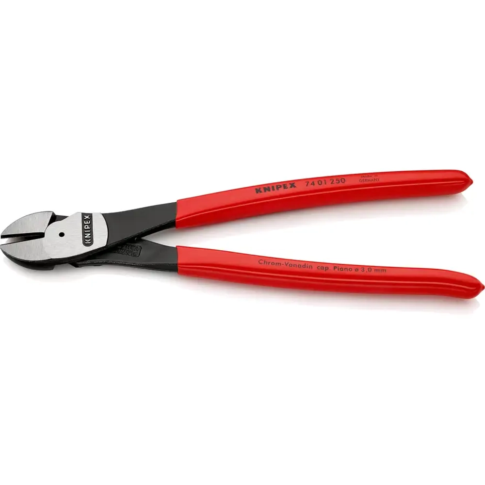 Кусачки боковые особой мощности черненые 250 мм Knipex 74 01 250