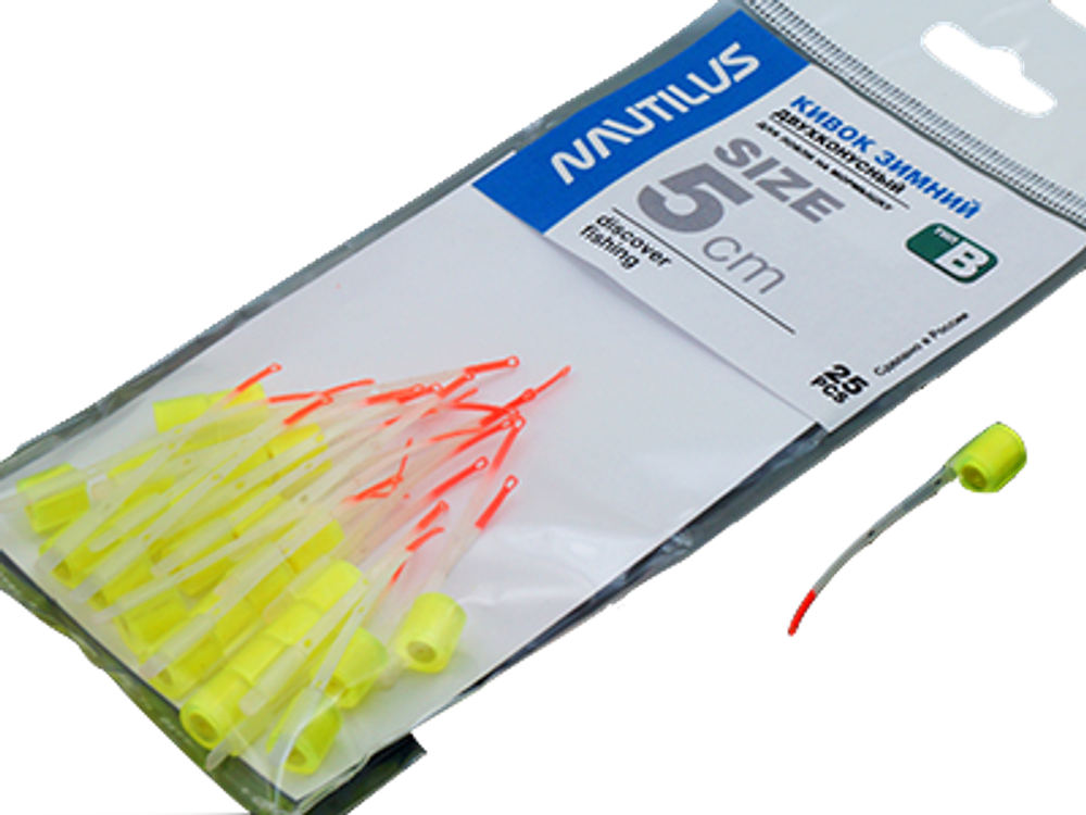 Кивок зимний Двуконусный Nautilus Тип B 10см 0.70г 300мкр 1шт   09-08108772