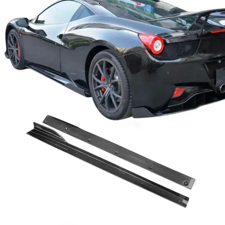 Карбоновые боковые юбки для Ferrari 458 2009-2015 Феррари