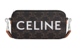 CELINE Cow Leather Shoulder Bag, Crossbody Bag, Clutch Regular Men"s Tawny