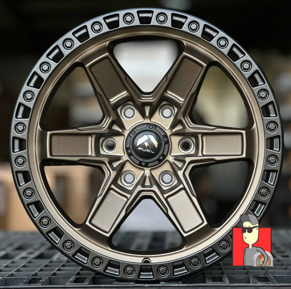 Комплект дисков Fuel Off Road 17x9 et-12 6x139.7