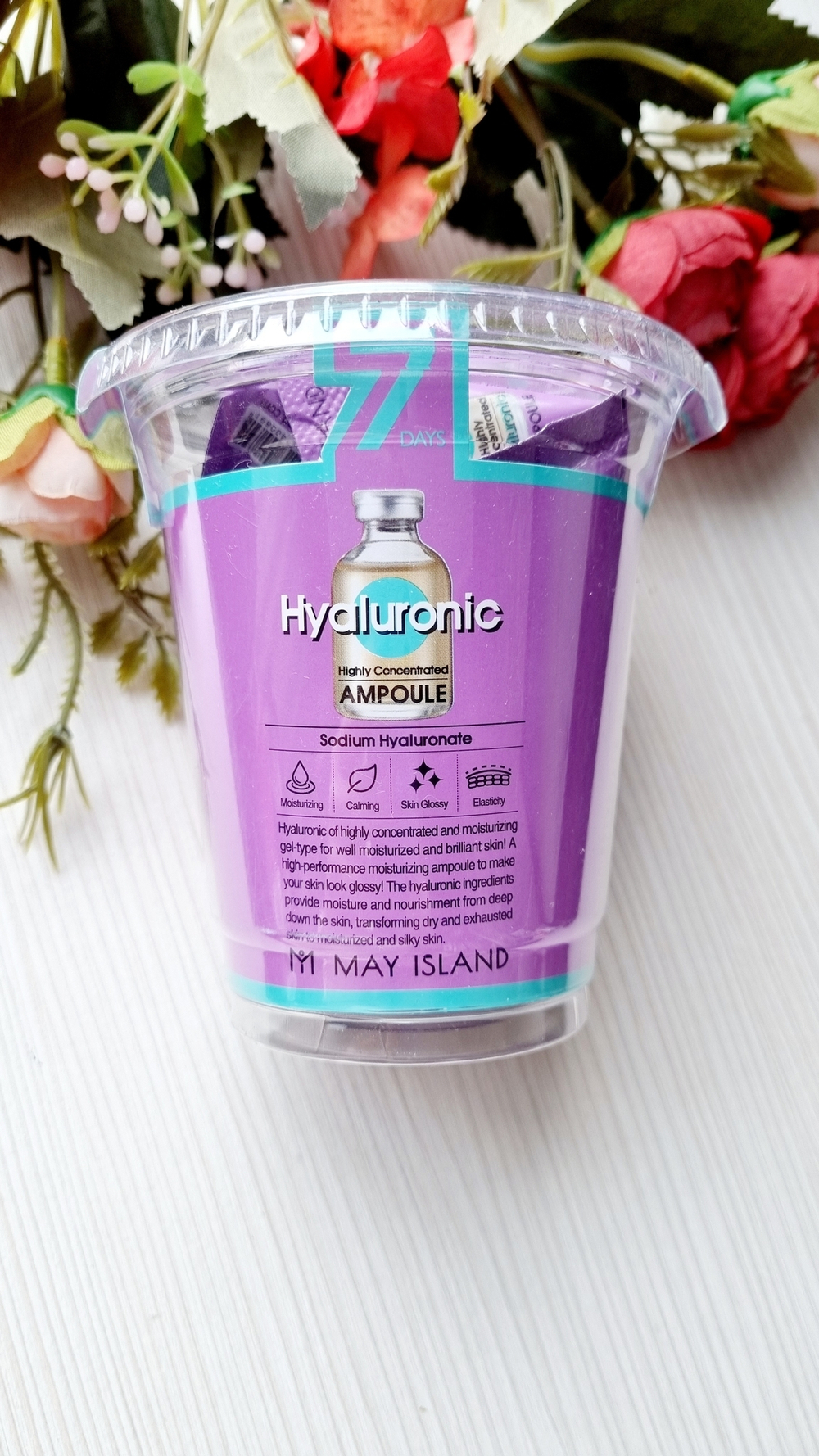 Увлажняющая ампульная сыворотка с гиалуроновой кислотой May Island 7 Days Highly Concentrated Hyaluronic Ampoule 3гр