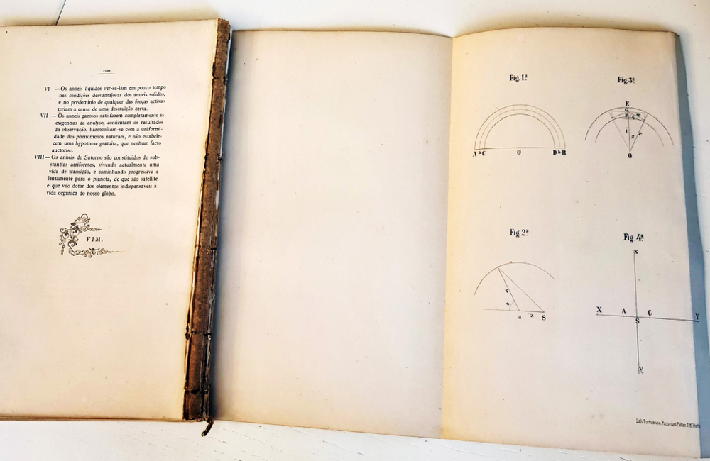 "Astronomia. Sera indefinida a existencia dos Anneis de Saturno?". 1877г.