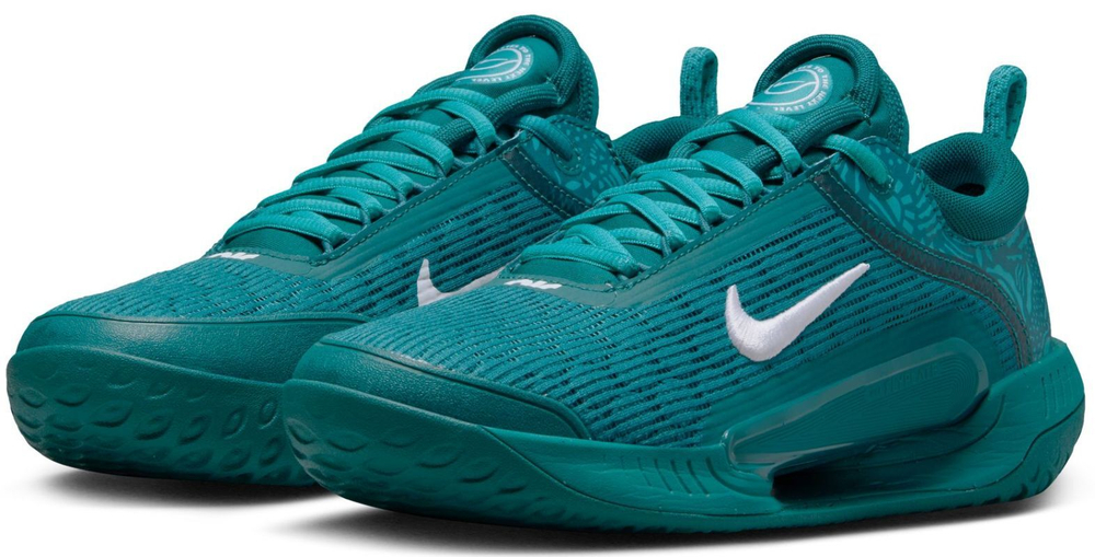 Мужские кроссовки теннисные Nike Zoom Court NXT HC - белый, Turkusowy