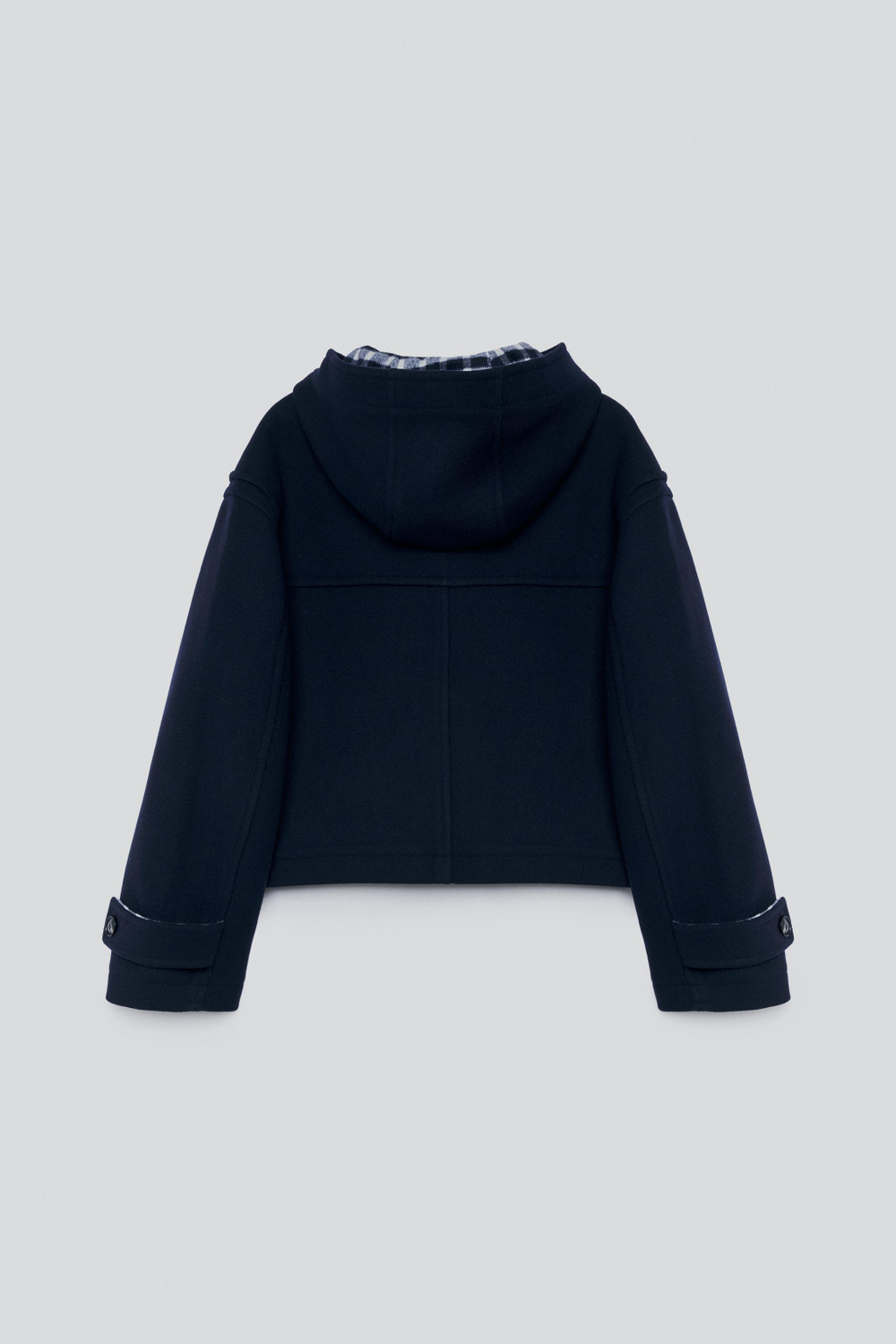 ZARA X BAISI GUADAGNINO УКОРОЧЕННОЕ ПАЛЬТО, СИНИЙ