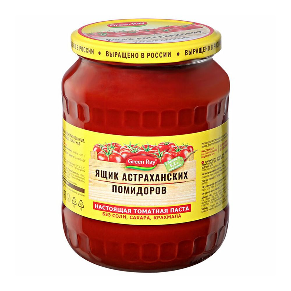 Томатная паста "Ящик Астраханских помидоров" 260гр