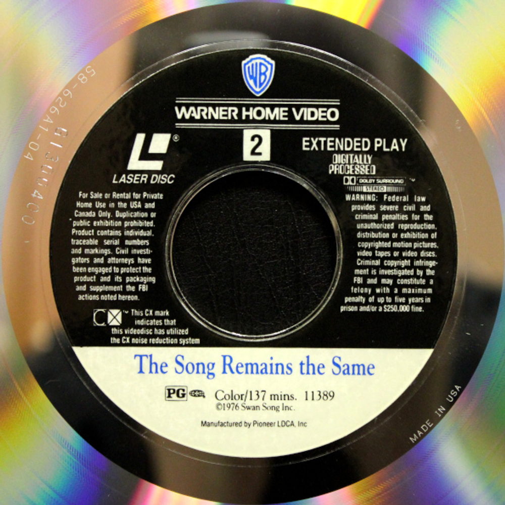 Led Zeppelin / The Song Remains The Same (2LD)